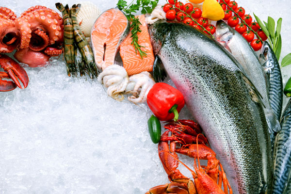 Pescados y mariscos desinfectados con ozono Pescados Y Mariscos Desinfectados Con Ozono