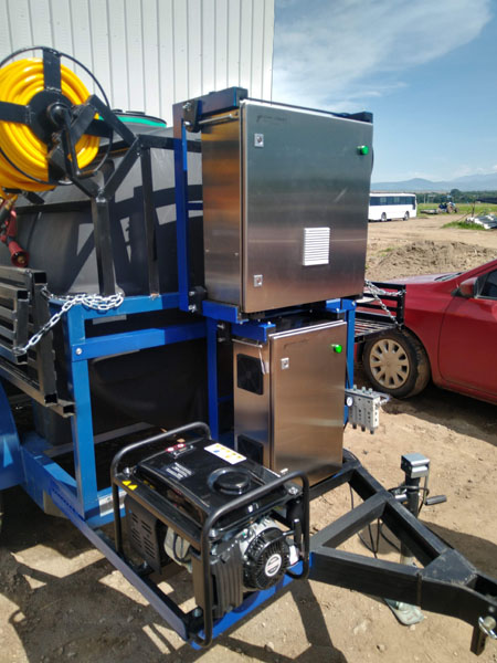 Equipo de ozono carbars en parihuela para riego con ozono 3 Sistema De Riego Agrícola Con Ozono, Equipo Ozono Carbars